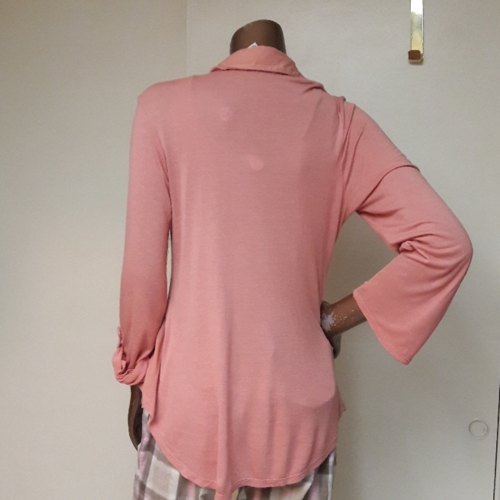 American Rag Burnt Rust Blouse - Picture 3 of 4